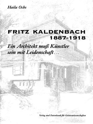 cover image of Fritz Kaldenbach 1887–1918